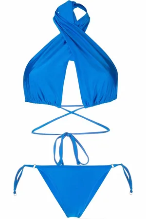 Noire Swimwear Trekantsbikini med skinnende finish