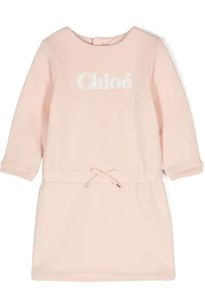 Chloé Sweatshirt-kjole med broderet logo