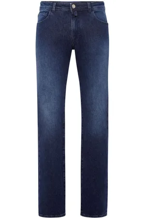 BILLIONAIRE Jeans med logo-applikation og lige ben