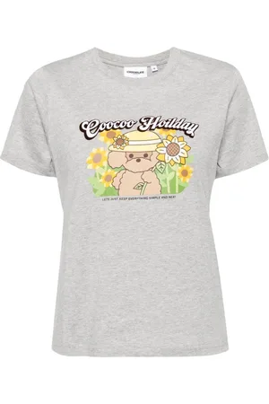 Chocoolate T-shirt med grafisk logotryk