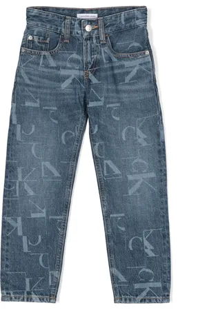 Calvin Klein Jeans med lige ben og mellemhøj talje