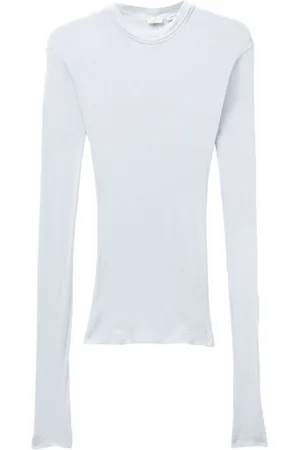 BITE Semi-gennemsigtig jersey med lange ærmer