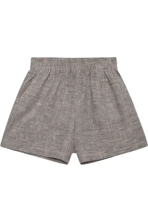 ANINE BING Shorts med ternet tryk