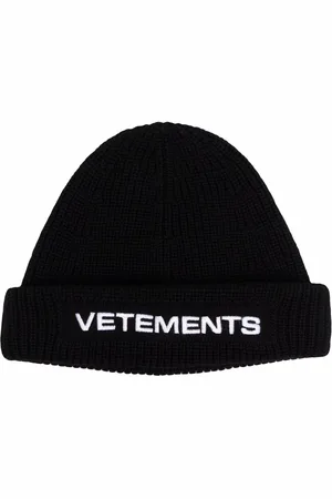 Vetements Ribbet hue med broderet logo