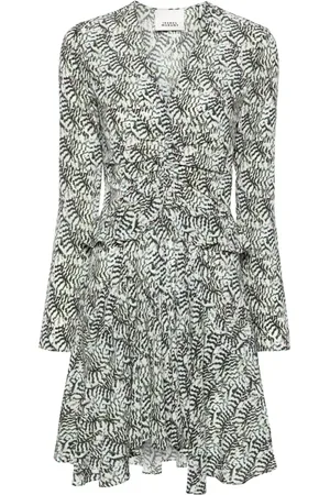 Isabel Marant Kort Usmara kjole med abstrakt tryk