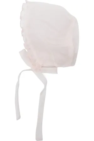 LA STUPENDERIA Bonnet-hat i organza og silke