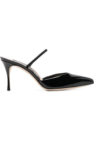 Sergio Rossi Godiva pumps i læder med 75mm hæl