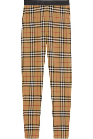 Burberry Vintage-ternede leggings med logo