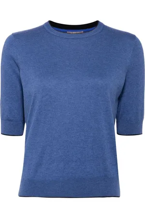 N.PEAL Finstrikket T-shirt