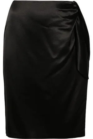 Saint Laurent Nederdel med knudedetalje