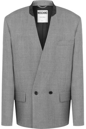 Moschino Dobbeltradet blazer uden krave