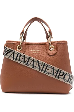 Emporio Armani Tote med logo-skulderrem