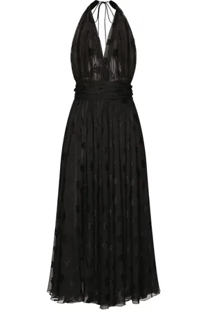 Dolce & Gabbana Midi-kjole med DG-tryk