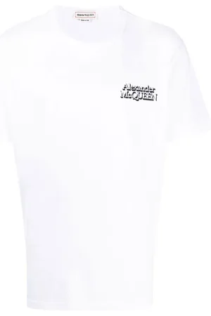 Alexander McQueen T-shirt med logotryk