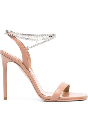 Aquazzura So Nap 105 mm sandaler i læder