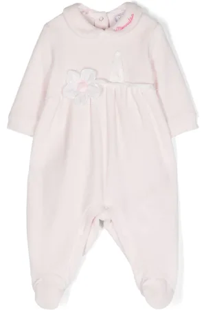 MONNALISA Pyjamas i frotté med blomstret applikation