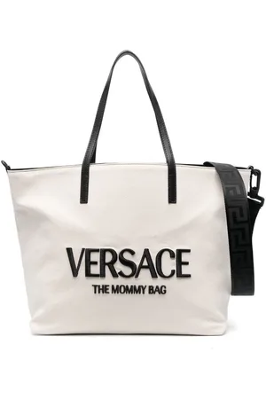VERSACE Tote med broderet logo