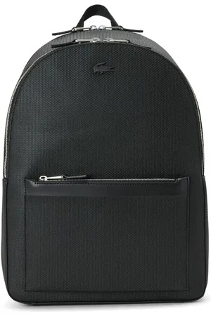 Lacoste Chantaco rygsæk i læder med præget logo