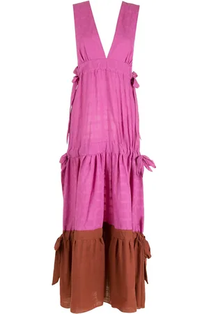 CLUBE BOSSA Bourgen kjole med colourblocking