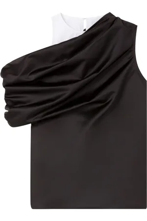 AZ FACTORY Cropped Hyacinth top med draperinger