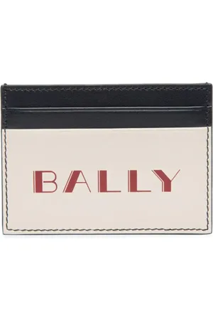 Bally Kortholder i læder med slogantryk