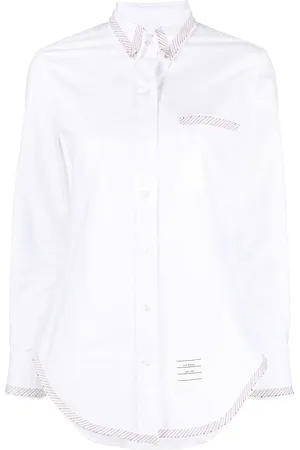 Thom Browne Oxford-skjorte med RWB-kant