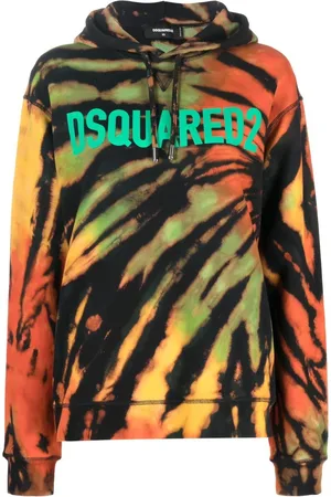 Dsquared2 Hættetrøje med abstrakt tryk