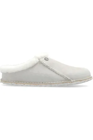 Birkenstock Hjemmesko i rulam og ruskind