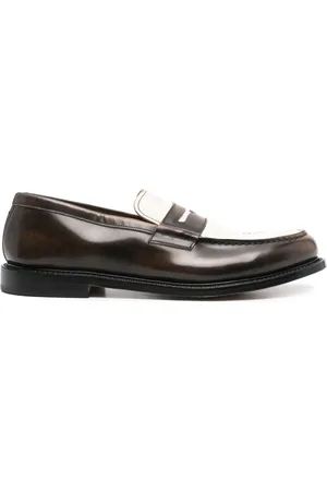 Premiata Tofarvede loafers i læder