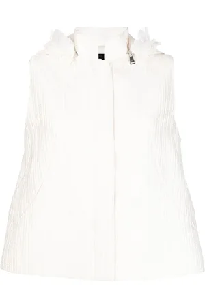 SHIATZY CHEN Vest i mulberry-silke med hætte