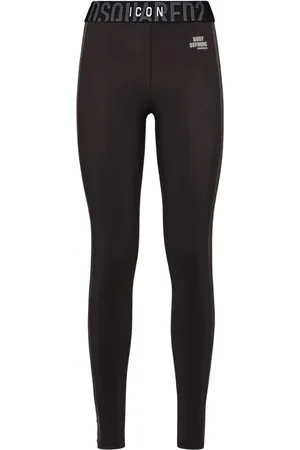 Dsquared2 Leggings med logobånd i taljen