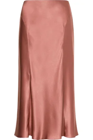 Alberta Ferretti Mellemlang nederdel i satin