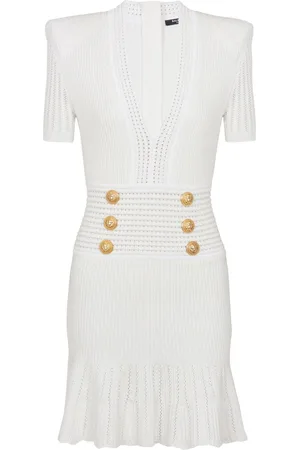 Balmain Kjole med knapper