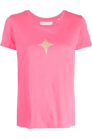 Madison.Maison T-shirt i bomulds-jersey med slogantryk