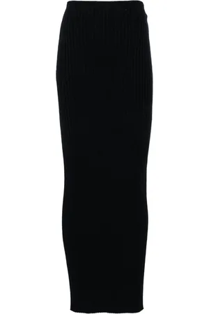 Balenciaga Lang ribstrikket nederdel