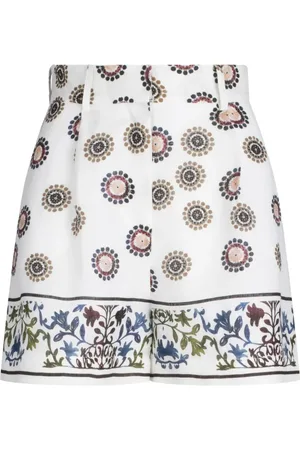 Silvia Tcherassi Arnit shorts med blomstret tryk