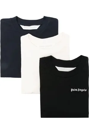 Palm Angels Klassisk T-shirt med broderet logo (sæt med tre)
