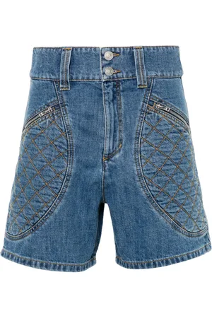 Isabel Marant Højtaljede Candice denimshorts