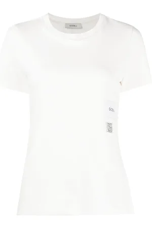 GOEN.J T-shirt med logotryk