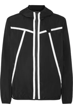 Philipp Plein Reflex vindjakke med hætte