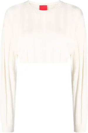 Cashmere In Love Cropped ribstrikket Remy trøje