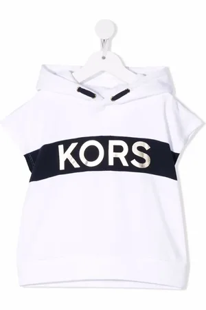 Michael Kors Kortærmet hættetrøje med logotryk