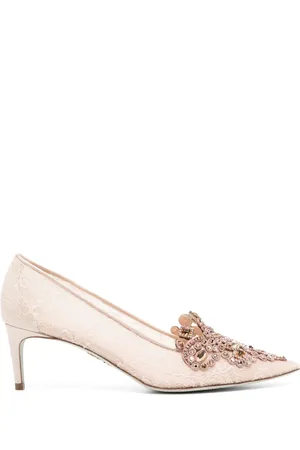 RENE CAOVILLA Veneziana 60mm pumps med blonde