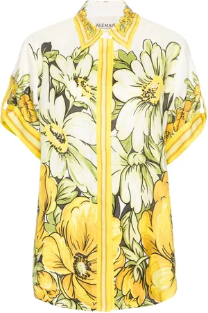 ALÉMAIS Gisela skjorte med blomstret tryk