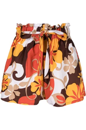 FAITHFULL THE BRAND Shorts i bomuld med paperbag-talje