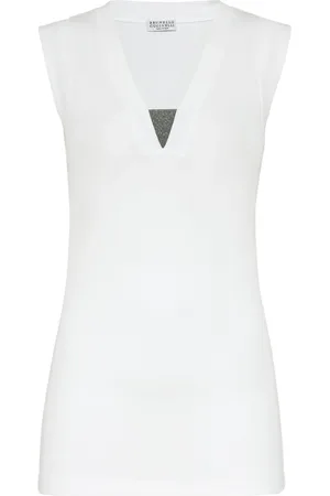 Brunello Cucinelli Tanktop med V-hals