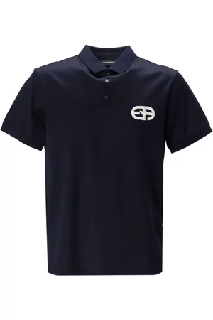 Emporio Armani Polo med knaplukning og logomærke