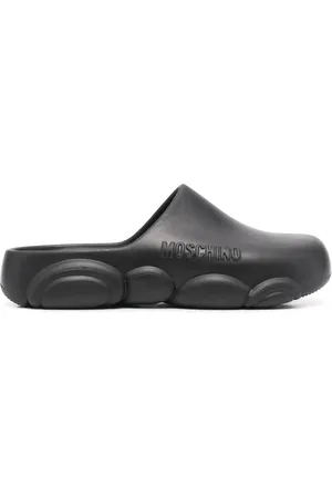 Moschino Mules med logo-prægning