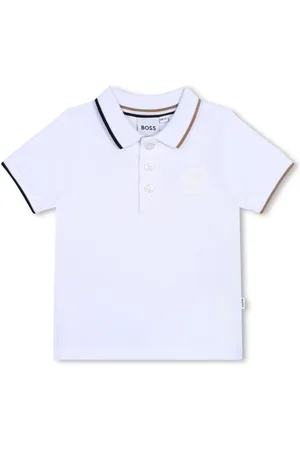 HUGO BOSS Polo med broderet logo