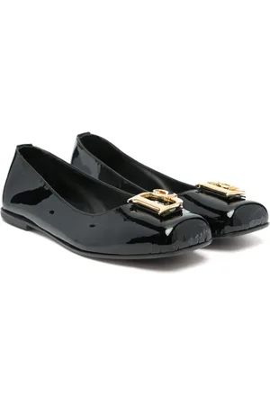 Dsquared2 Ballerinaer i læder med logoplade